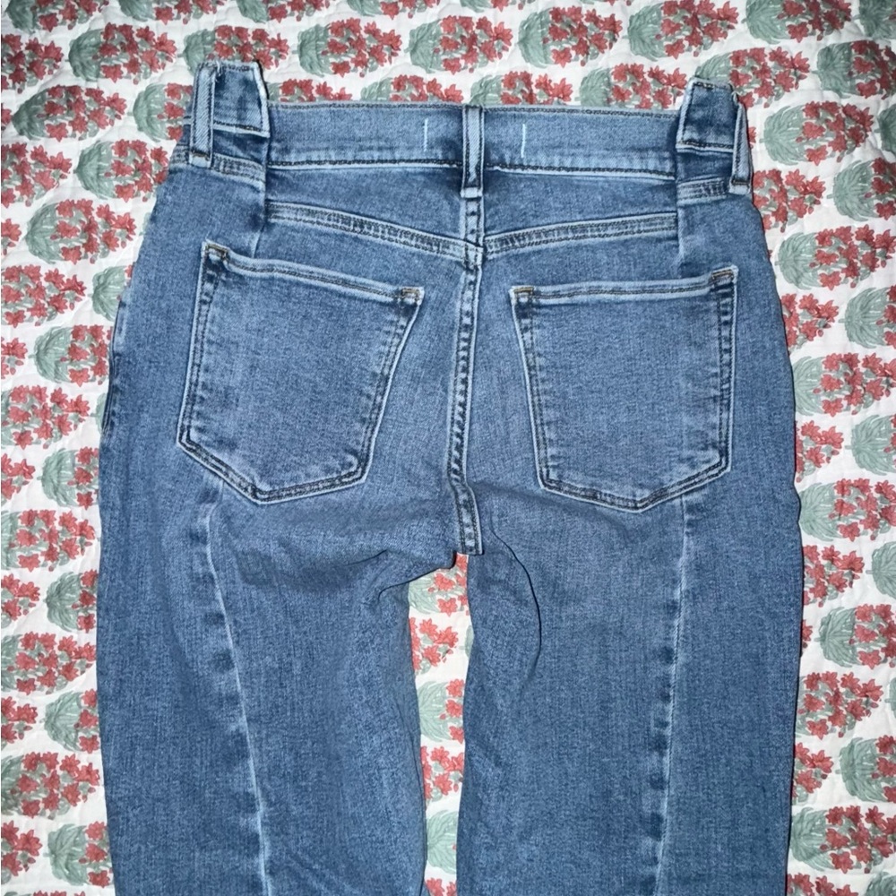 Abercrombie & Fitch High Rise Pleated Jeans 29 Long